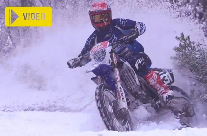 Daniel Milner vidéo enduro neige