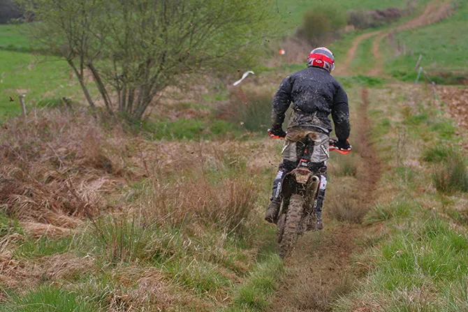 enduro moto rando