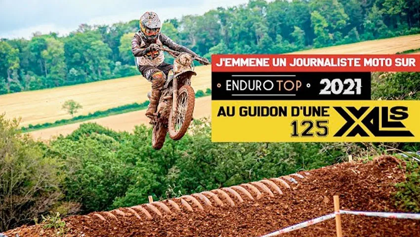 Pilote enduro Honda XLS 1980
