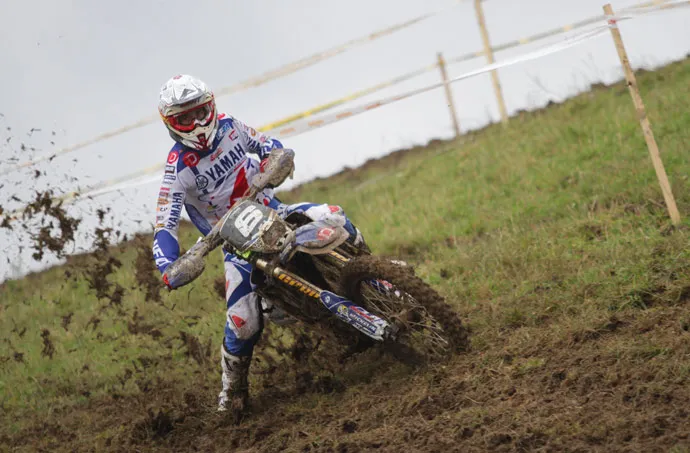 Marc Bourgeois pilote Yamaha enduro