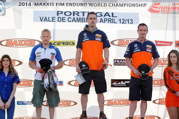 Podium ewc enduro1 portugal 