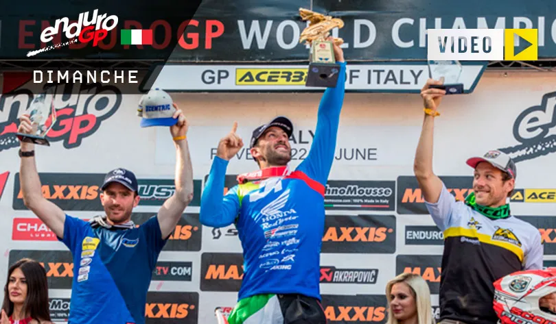 enduroGP podium Italie 2019 J2
