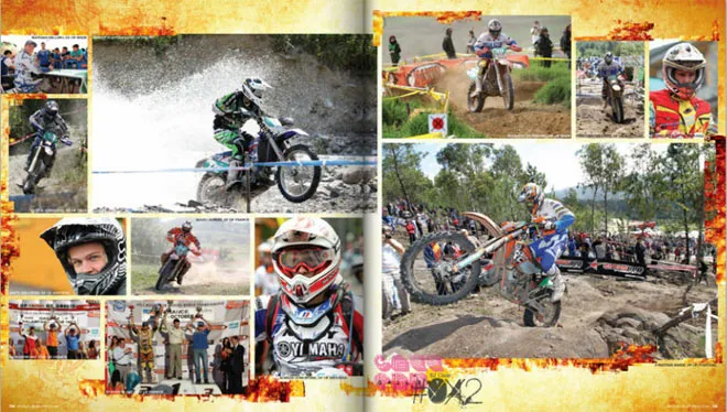 pages intérieures enduro bouquin