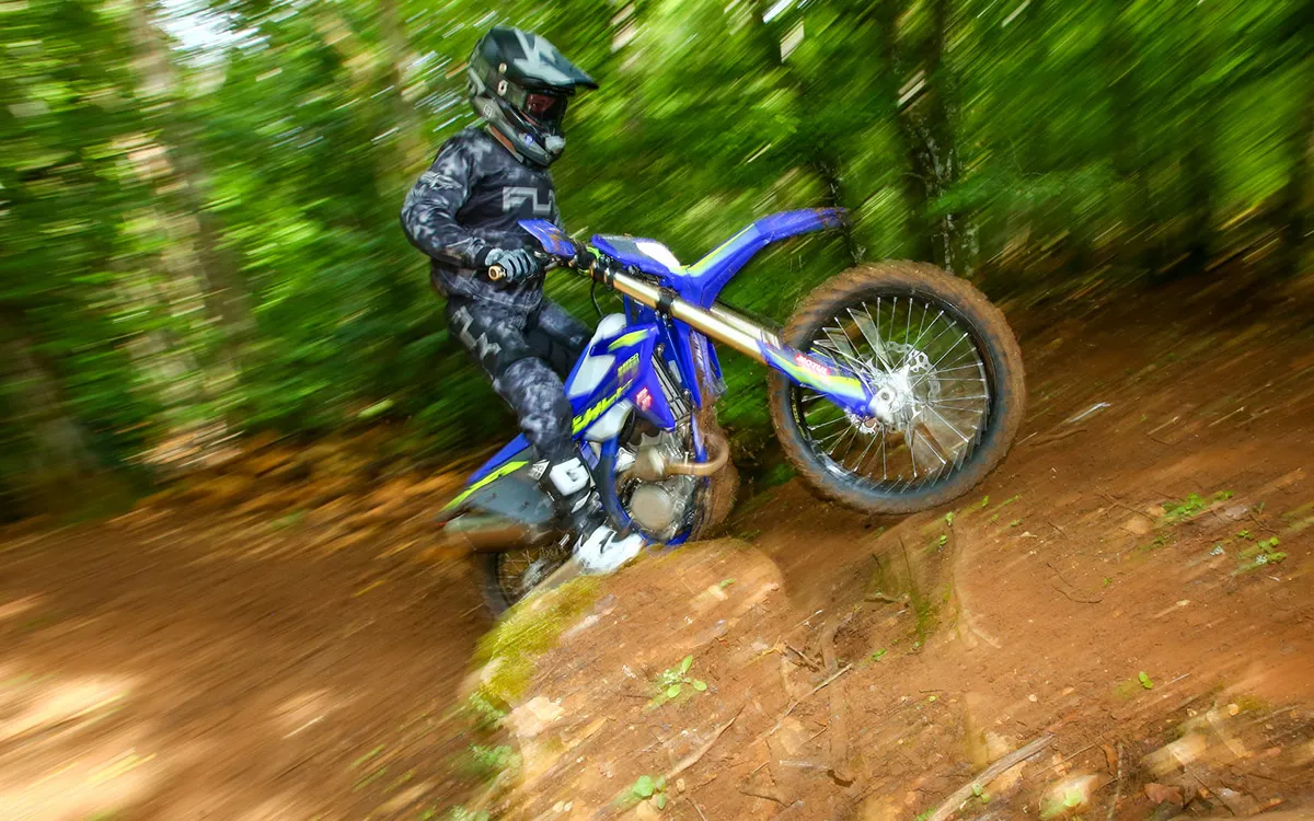 essais 250 SEF SHERCO 2025 freenduro