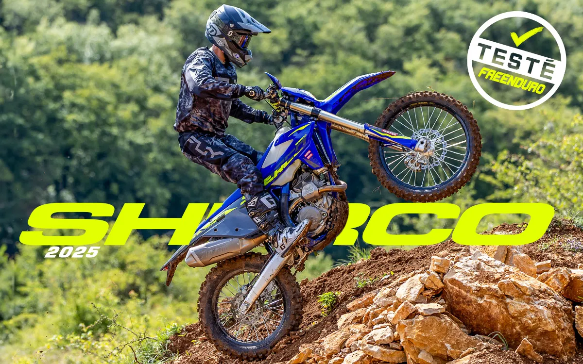 Pilote Freenduro moto Sherco 2025