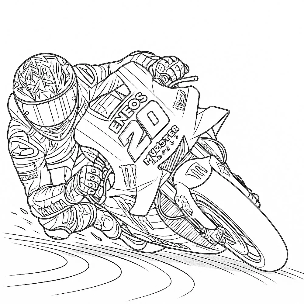 coloriage motoGP