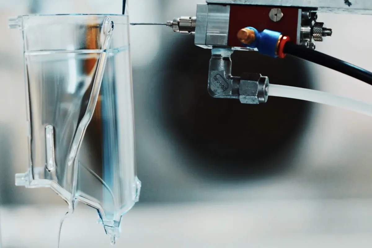 Application usine du film nano texturé 100%