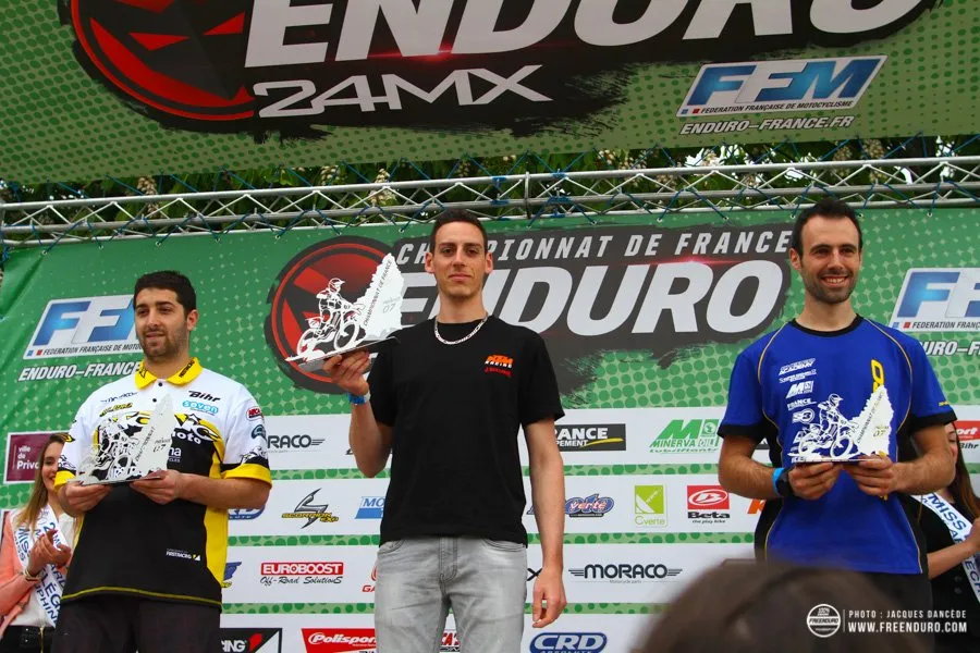 pilote enduro moto national E2 