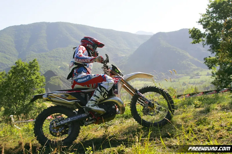 Seb le samedi Championnat de France a Aiglun en 2012 seb guillaume enduro France