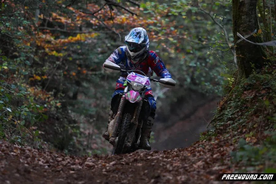 Géraldine Fournel championne de France d'enduro 2013 Géraldine Fournel Husaberg enduro