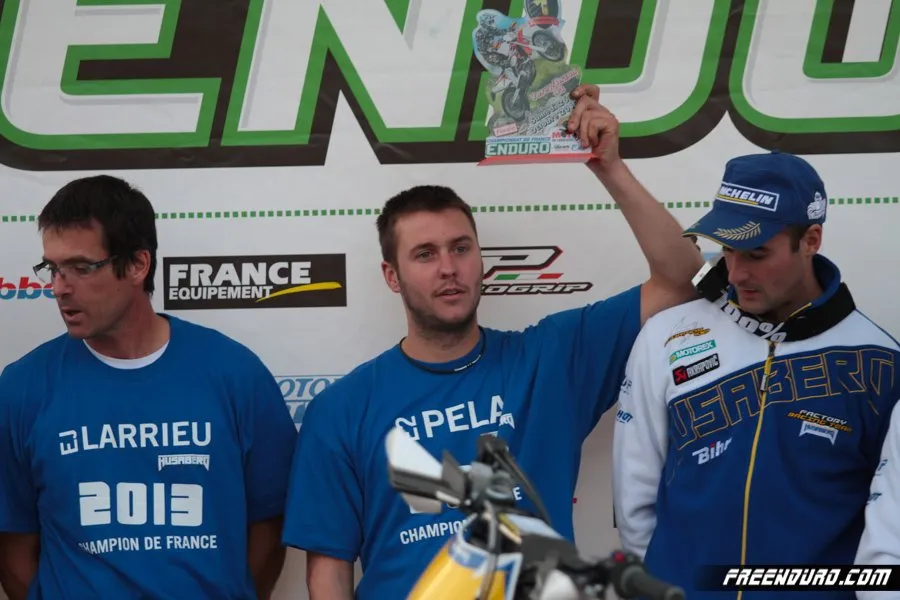Husaberg décroche le titre constructeur 2013 Team Husaberg enduro France
