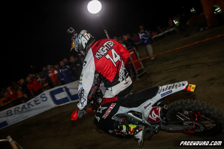Finit la Honda 450 CRF pour Knight, place à la 300 Sherco David Knight 450 CRF