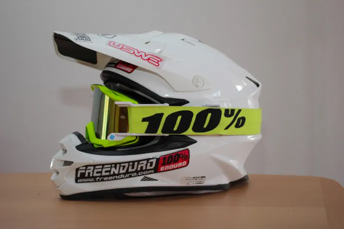 casque Shoei + Airflaps + masque 100%