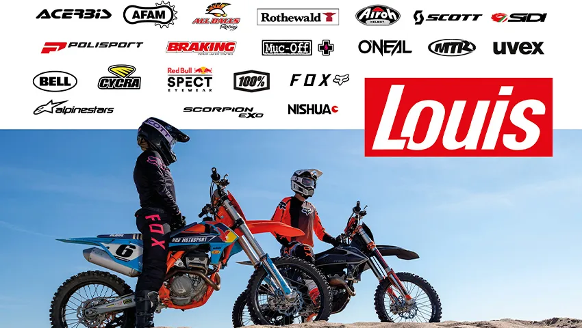 gamme enduro cross LOUIS