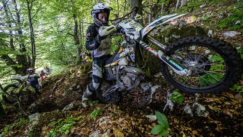 garham jarvis pilote HVA hard enduro Serbie