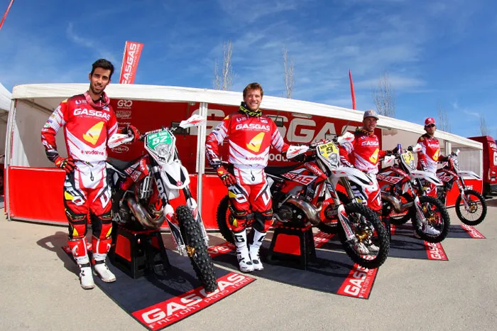 Le team Gasgas enduro Factory 2015 au grand complet Team gasgas enduro 2015
