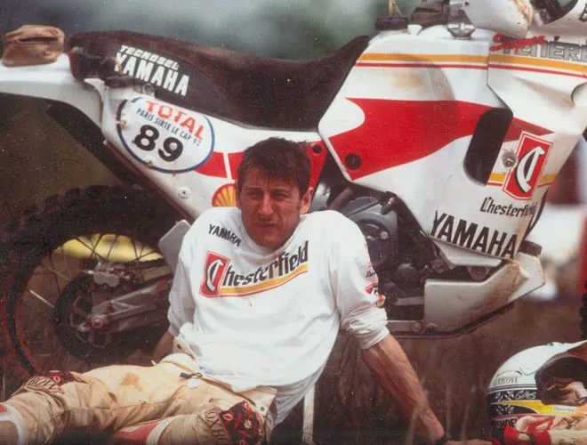 Gilles Laaly pilote moto enduro et rally