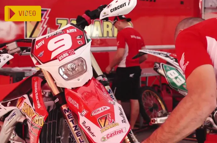 La 450 CRF d' Alex Salvini Honda 450 CRF d'Alex Salvini