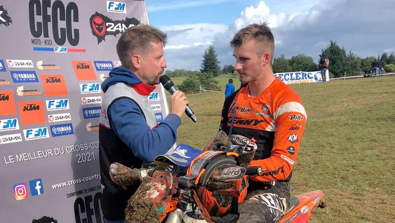Hugo Blanjoue pilote moto KTM France