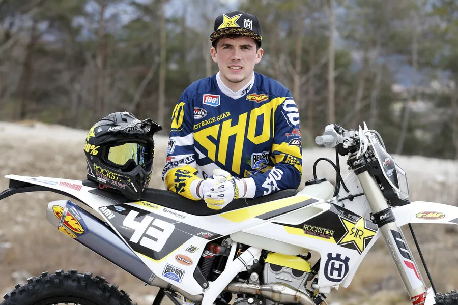Danny McCanney pilote husqvarna enduro 2016 Danny McCanney pilote husqvarna enduro 2016