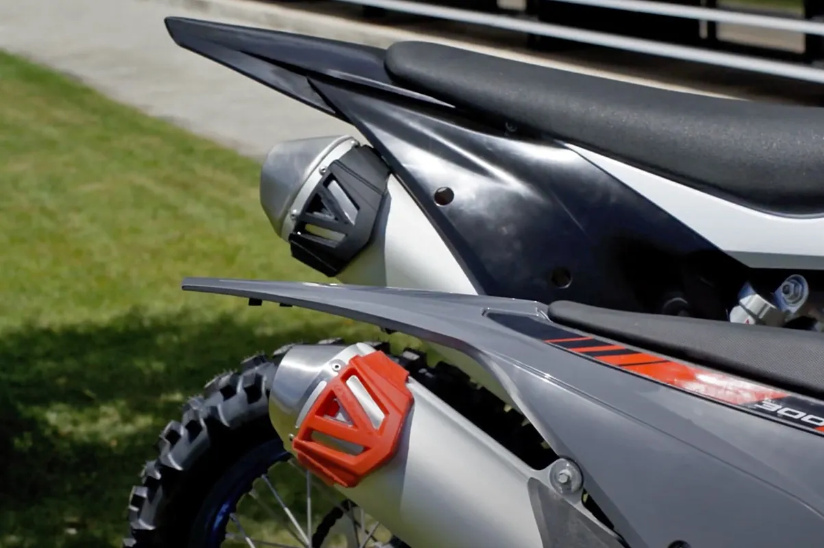installation protection silencieux motos polisport
