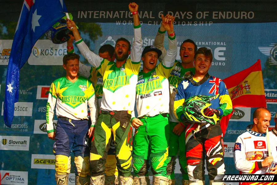 Team Australie ISDE 2015