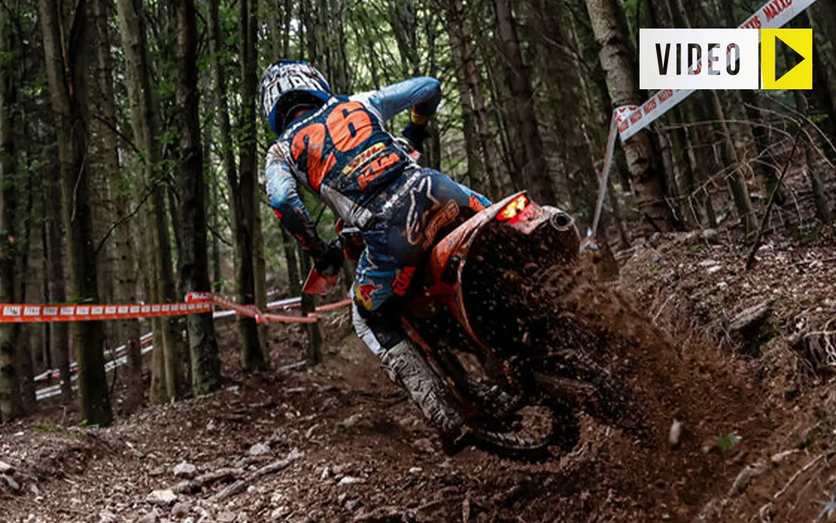 Josep Garcia KTM 250 exc-f forêt Slovaquie 