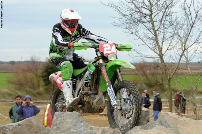 Julien Gauthier avec ses nouvelles couleurs - photo: Charlie Vetter Julien Gauthier Kawasaki