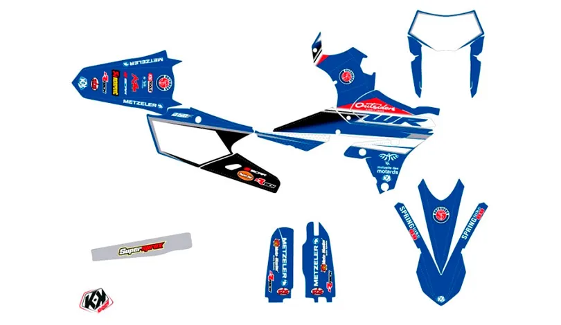 Kit déco Yamaha Outsiders réplica kit deco outsiders yamaha
