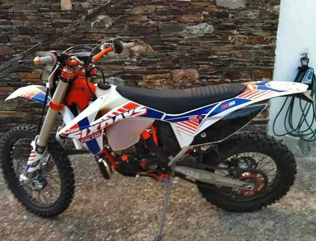 La KTM après sa première sortie La KTM après sa première sortie