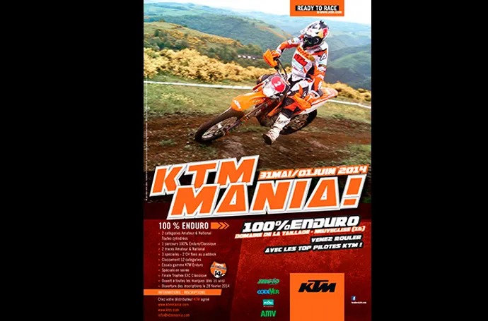 affiche KTM Mania 2014 