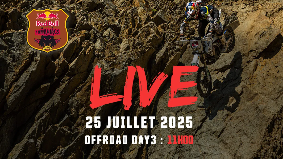Live vidéo Red Bull Romaniacs 2025