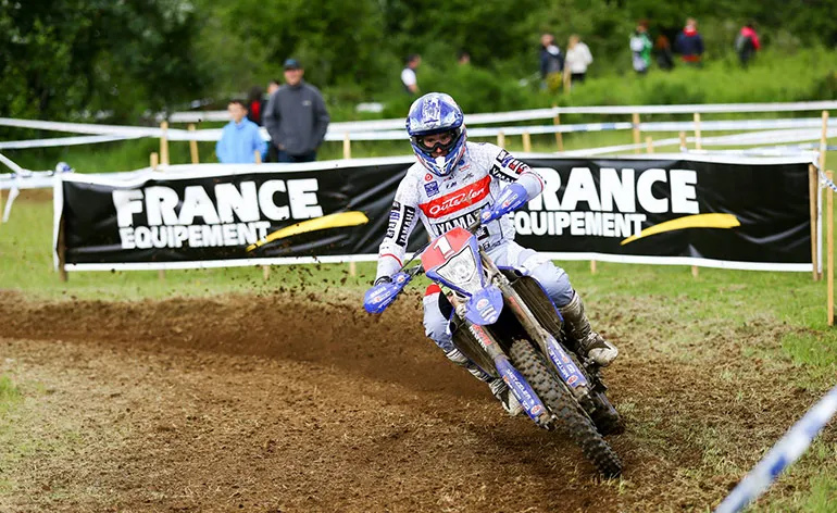 loic larrieu st agreve J2 yamaha enduro