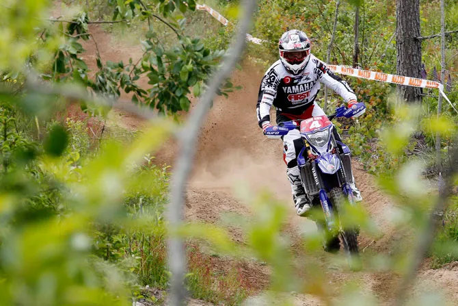 Loic Larrieu termine 6ème aujourdhui en enduroGP et 4ème en E2 loic larrieu enduro gp finlande j2