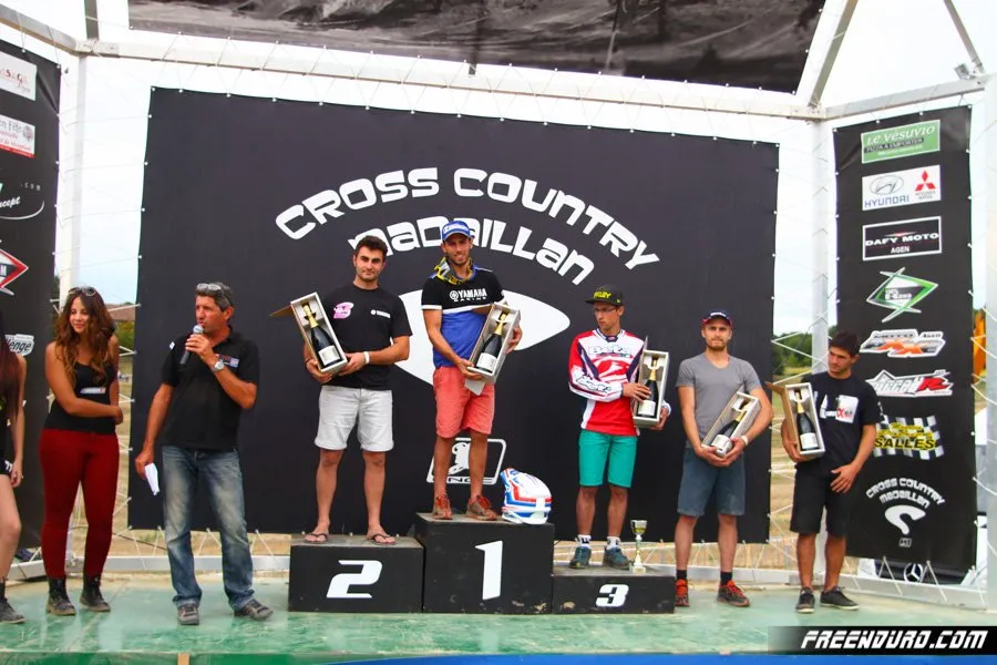 Podium scratch cross country de Madaillan 