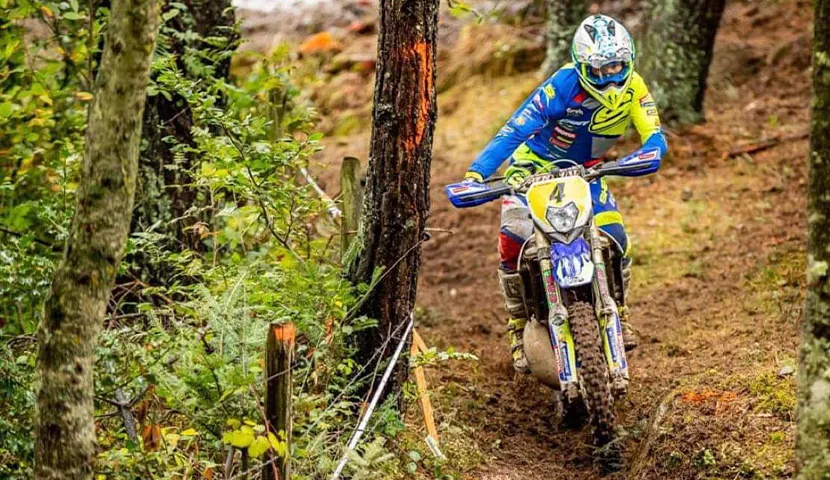 3ème victoire d'affilée pour Antoine Magain en E3 magain enduro saint agreve J1 2020