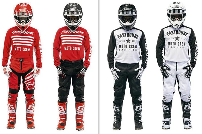 association de maillots et pantalons suivant ses goûts pour se faire une tenue unique maillot et panralon mx fasthouse