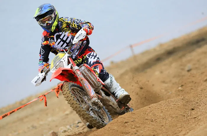 Manu Albepart champion de France avec Beta 480 RR