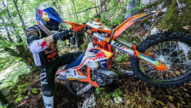 manuel Lettenbichler pilote KTM hard enduro Serbie