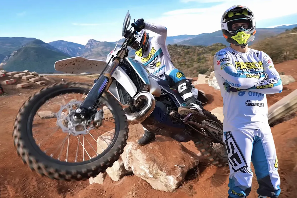 Mario Roman pilote hard enduro MR74 racing 2026
