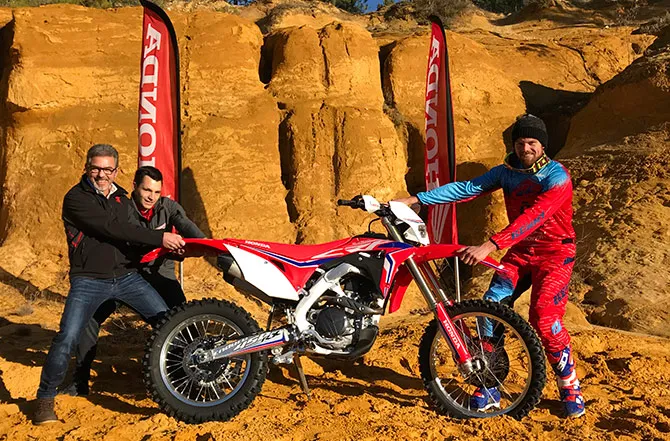 mathias Bellino honda 450 CRFX