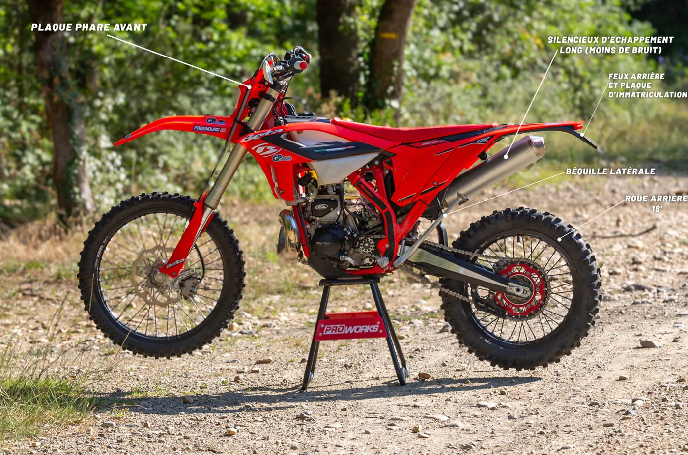 moto enduro Beta 300 RR homologuée