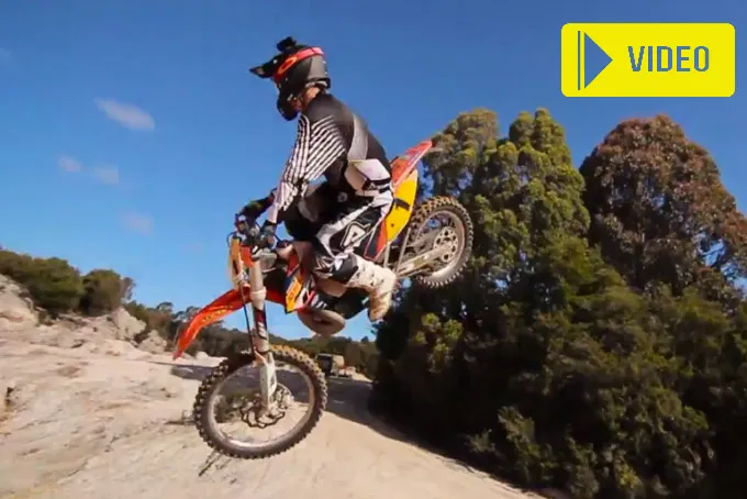 Matt Philips entrainemen moto ktm enduro