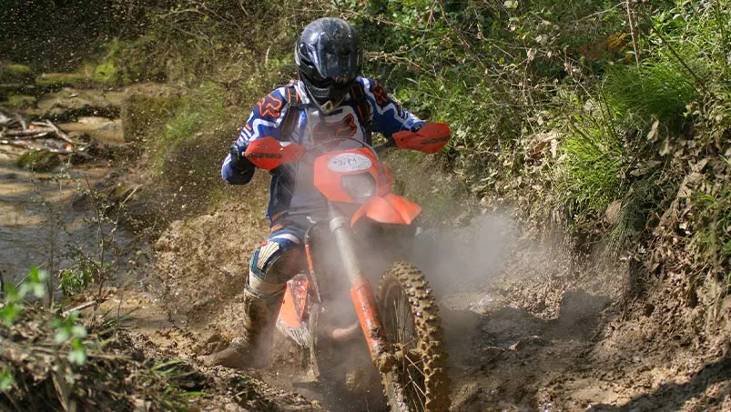 Moto enduro KTM  