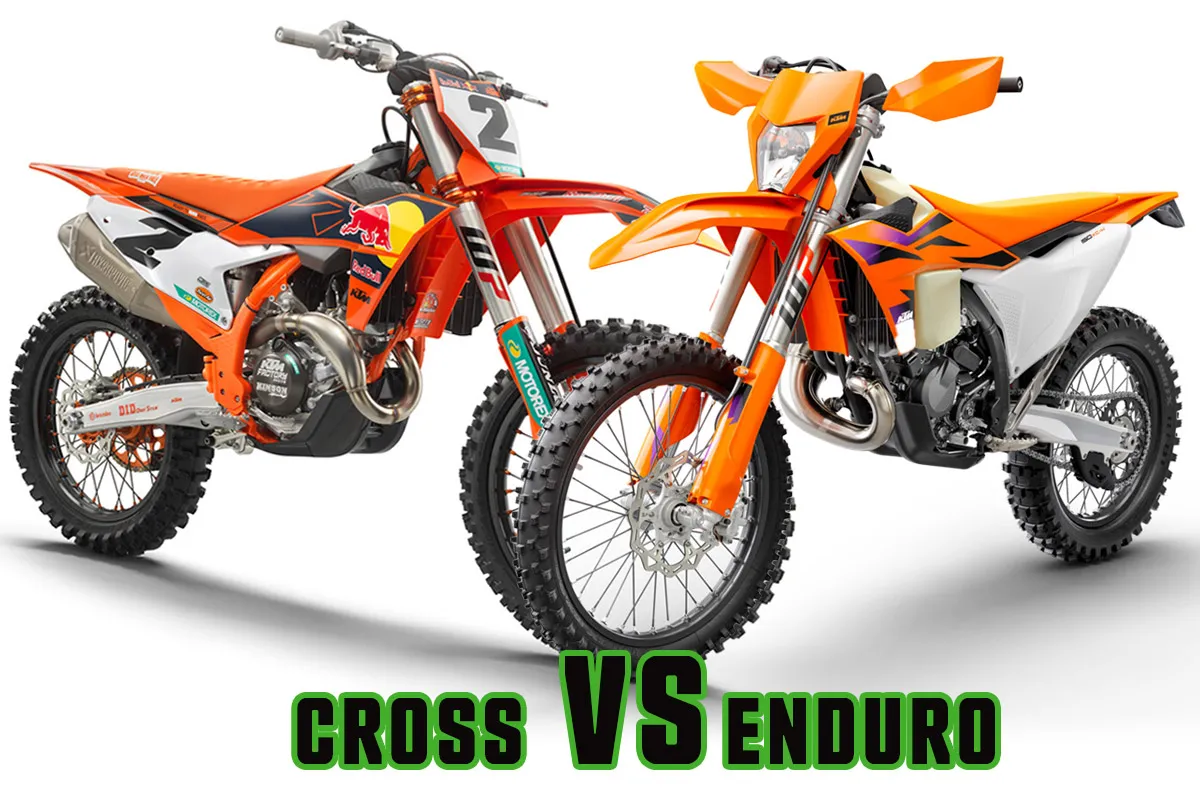 KTM cross VS KTM enduro