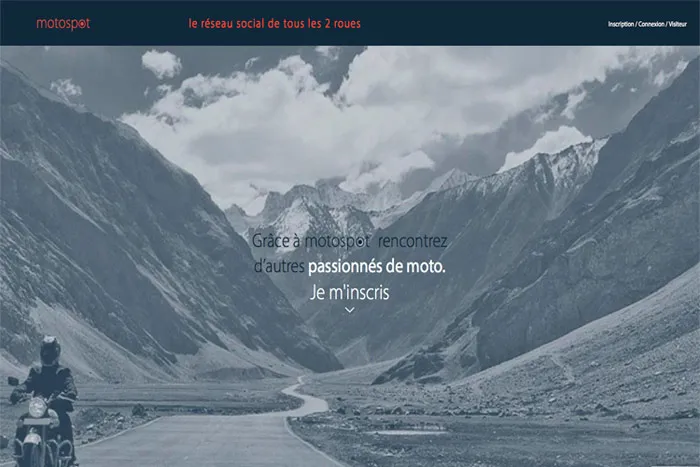 Home page Motospot pour les motards
