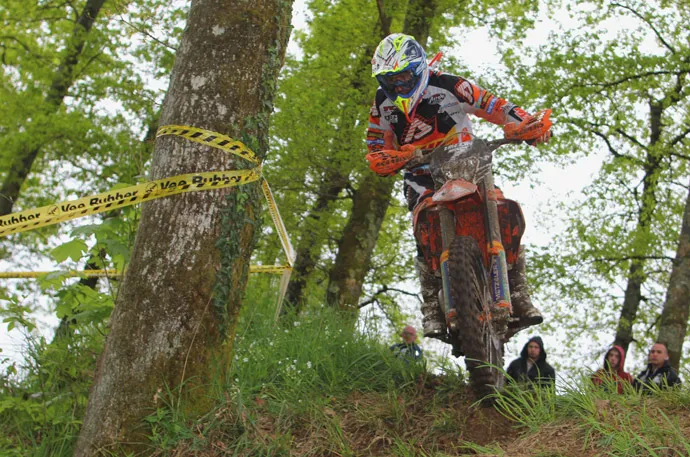 Christophe Nambotin est allé cherché le scrath avec la peite 250 Exc-F Christophe Nambotin