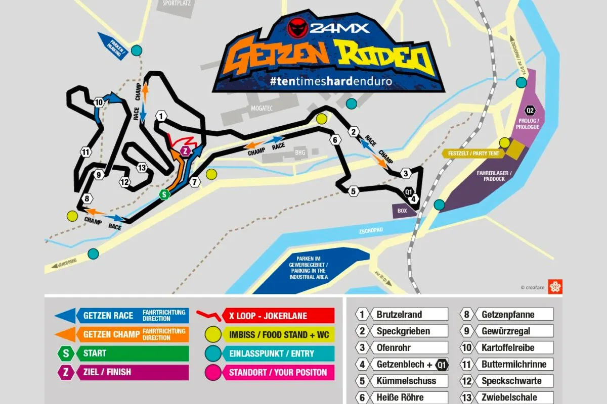 parcours GetzenRodeo 2023 TV