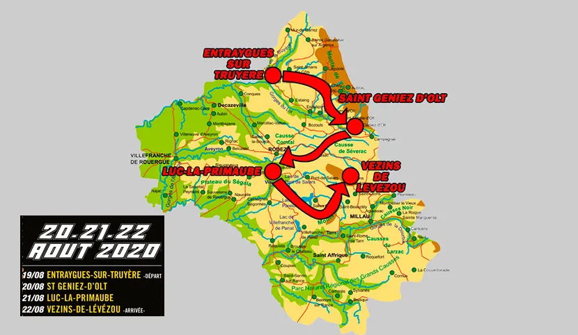 parcours aveyronnaise 2020