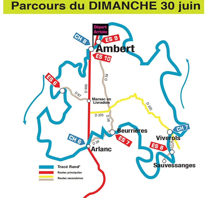 parcours dimanche rand auvergne 2019